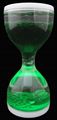 Luminious Green Hourglass (79B)  (2 in x 4.5 in)
