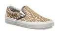 VANS Classic Slip On Cream Snake Skin Printed Shoes (5308)