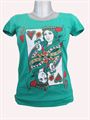 Juju Wears Ladies Queen Card Printed T-shirt (LJJ33)