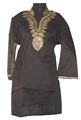 Black Golden Uncut  Kurti top (598)