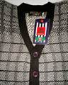 Sky Jeans Original Cardigan Check SL Sweater from Nepal Wool House