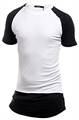 Cotton Long Contracts T-Shirts- White and Black