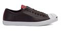 Converse All Star Jack Purcell LP Black and Red Canvas Shoes- 156378C