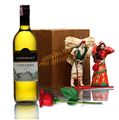 Gurung and Magar Couple with White Wine & a Rose