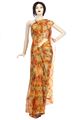 Floral Printed Chiffon Saree