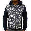 Star Print Men's Hooded Jacket