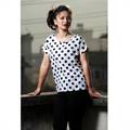 Ladies Polka Dot Top (White)