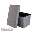 MINISO Foldable Storage Stool (Gray)