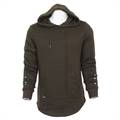 KILOMETER Stylist Fur Hoodie For Men  KM D1 Dark Olive