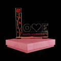 LOVE Glass Showpiece