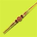 Chakra Rakhi with Rudraksha and Pearls