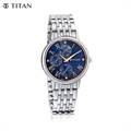 Titan Blue Dial Multifunction Watch for Women(2569Sm01)