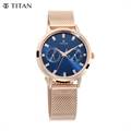 Titan Sparkle Blue Dial Chronograph Watch for Women (2569Wm05)