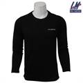 KILOMETER Round Neck Full Sleeve T Shirt KM R1005 Black