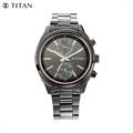 Titan All Black Analog Dial Men's Watch (1733NM01)