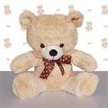 Brown Teddy with Brown Bow - White Polka Dots (1.8 ft)