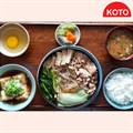 Sukiyaki Set Menu (for One) at Koto Japanese Restaurant - Special Gift Voucher