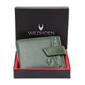 WildHorn Nepal Genuine Leather Wallet (WH 272 Green)