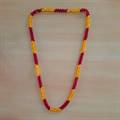 Yellow and Red Sikri Potey Necklace