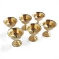 Brass Dewa ( Set of 6 ) 4.5 cm, 20 ml