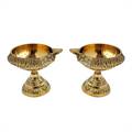 Brass Diyo 2 inch 15 ml Set | Kuber Diyo