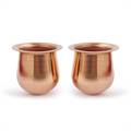 Copper Amkhora Set 8 cm - Tama Kalash for Puja