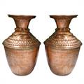 Copper Gagri Set -11 inch Set | Tama Gagri | Copper Ghalcha Set