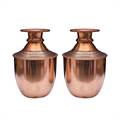 Copper Ghalcha Vessel (Set of 2) 6.5 inch