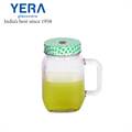 Yera Transparent Mason Jar With Lid (440 ml)