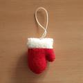 Red Mitten - Felt Christmas Decoration