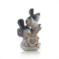 Grey Love Dove Ceramic Decor (Height 3.5 in)