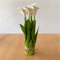 White Artificial Lilies – Bunch of 7