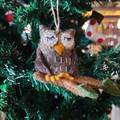 Felt Owl Christmas Decoration