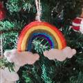 Felt Rainbow Christmas Decoration