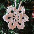 Felt Snow Flake Christmas Decoration - Type B