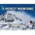 All 14 Highest Mountains Wall Calendar 2025 (3.508)