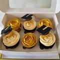 Ministry of Cupcakes - Box of 6 - Graduation Flowers