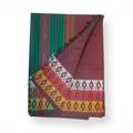 Earthy Red Terathume Dhaka Sari