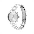 Fastrack Stunners Quartz Analog Silver Dial Metal Strap Watch for Girls 6267SM01