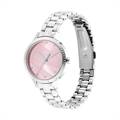Fastrack Stunners Quartz Analog Pink Dial Metal Strap Watch for Girls 6267SM02