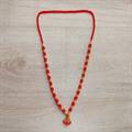 Red and Gold Bold Potey Necklace