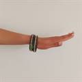 Emerald Green Glass Bangles (Set of 2)