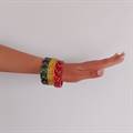 Red, Yellow & Green Bangles (Set of 12)