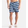 Jockey Super Combed Mercerized Cotton Woven Printed Boxer Shorts with Side Pockets - Blue Heaven #US57