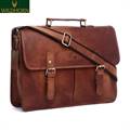 Wildhorn Nepal Tan Vintage 100% Genuine Leather Laptop Messenger Bag Suitable For Laptop Size Upto 15.6 Inches (Wh 072A Brown)