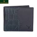 Wildhorn Nepal Napa Hide® Genuine Leather Rfid Protected Wallet For Men ( Nph 005 Blue Croco ) - Blue