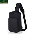 WildHorn Sling Crossbody Bag or Chest Shoulder Bag for Unisex, Adjustable Strap for Commuting Travel Outdoor Activities (Black)