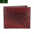WILDHORN Nepal Woodbine Top Grain Leather Wallet for Men with RFID Blocking with 12 Card Slots (WH 201 woodbine)