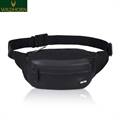 WILDHORN 2.4L Waist Bag for Unisex I Ultra Strong Stitching, Sturdy Zippers, Waterproof, Fanny Pack for Hiking Travel Camping Running Sports with Adjustable Strap (Black)