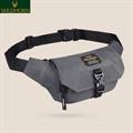 WILDHORN Nepal Unisex Waist Bag with Ultra Strong Stitching, Sturdy Zippers, Waterproof Pocket and with Adjustable Strap (Grey)